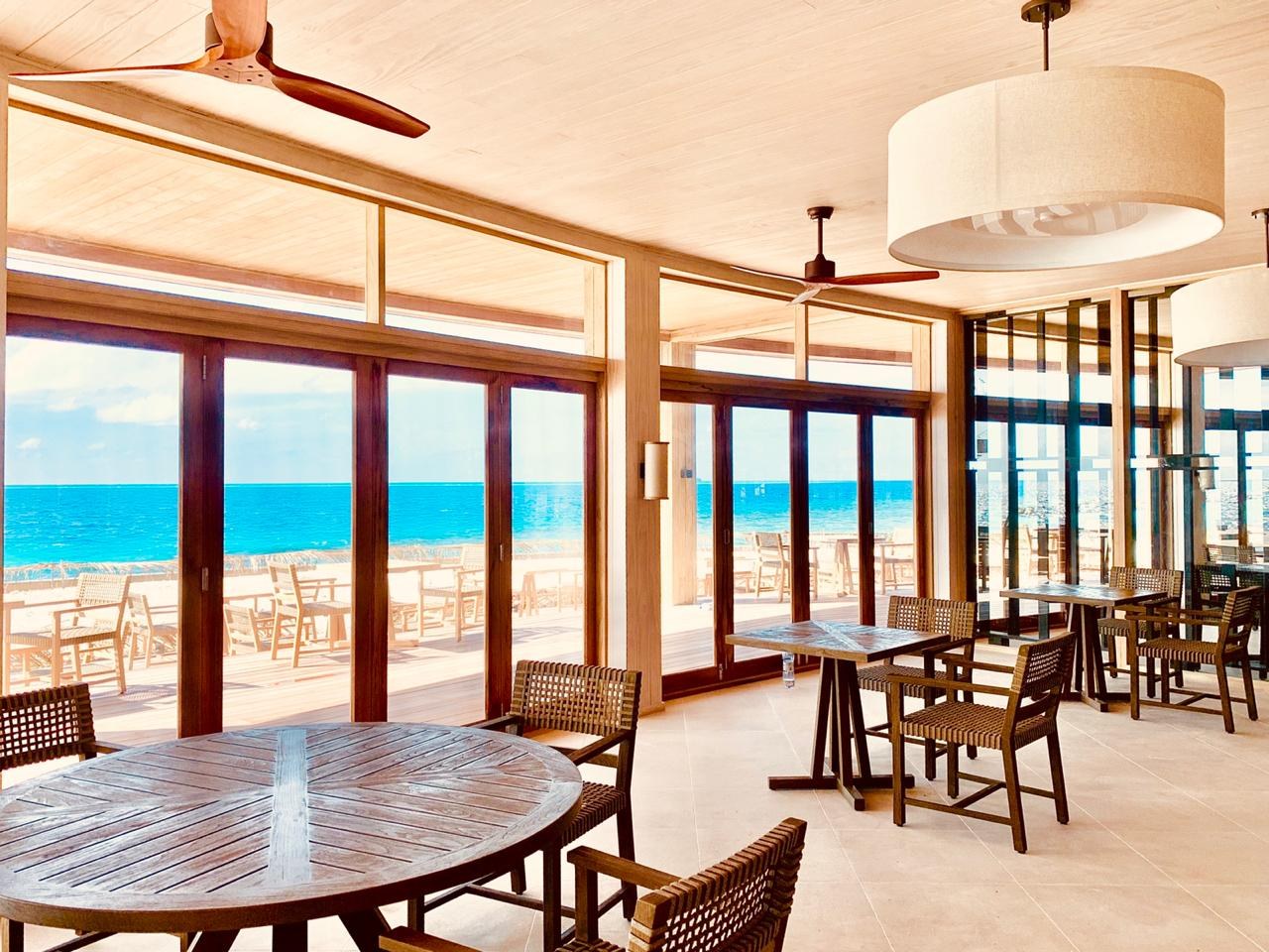 Completed resort building supplied through international procurement